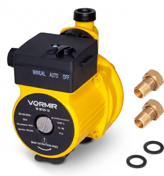 iBELL VORMIR VR WP30-10 120W Booster Pump | 30L/Min | 10m Head | 10 Bar, 145 PSI Max Centrifugal Water Pump