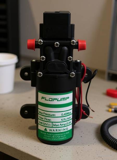 Potasa Diaphragm Water Pump High Pressure Car Washing Spray 12Volt Diaphragm Water Pump