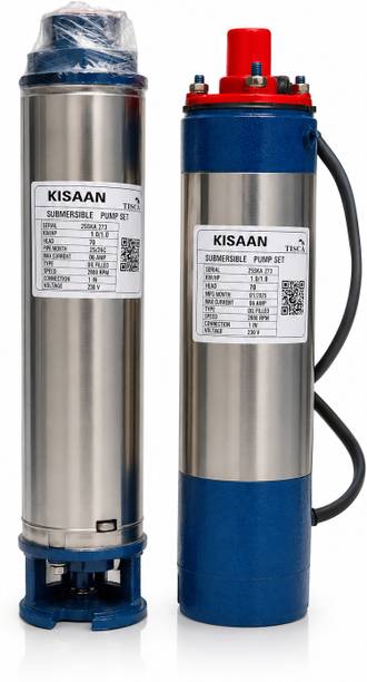 Tisca Kisaan 1 HP 10 Stage Submeresible Submersible Water Pump