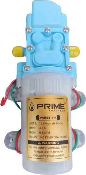Prime Agrotech Electric Diaphragm High Pressure Water Pump. Diaphragm Water Pump (0.5 hp) Pressure Washer