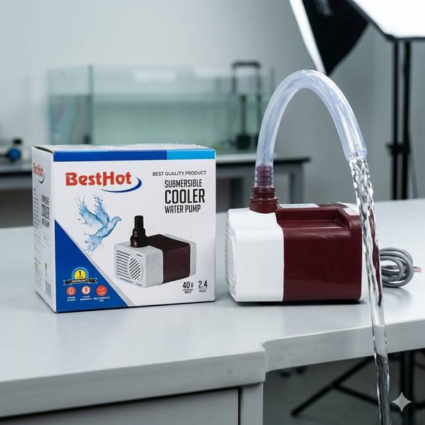 बेसथोट High Flow 40 Watt Cooler Water Pump for Aquarium, Submersible Cooler Water मैग्नेटिक वॉटर पम्प