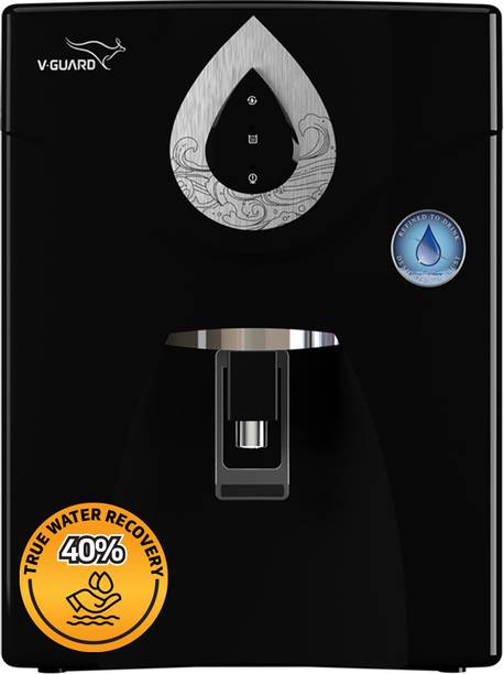 V-Guard Zenora RO MF 7 L RO + Minerals Water Purifier | 1 Year True Unconditional Warranty, 2 Free Service Visit with 2 Pre-Filter Replacement |BIS Approved High 40% Water Recovery | 7 Stages | Retains Minerals