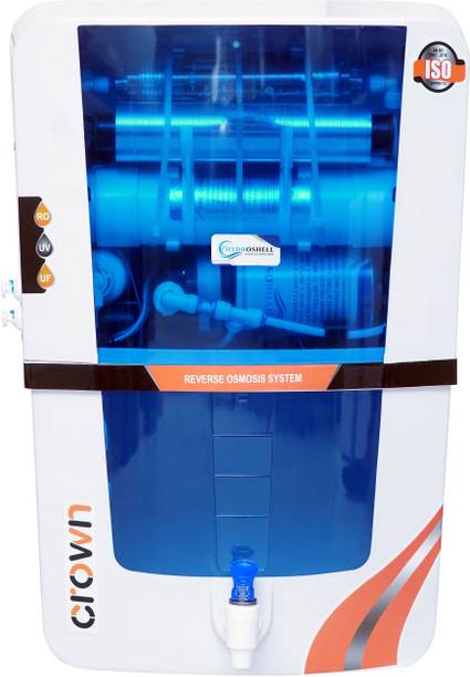Hydroshell Water Purifier  With Mineral Filter 12 L RO + UV + UF + TDS Water Purifier