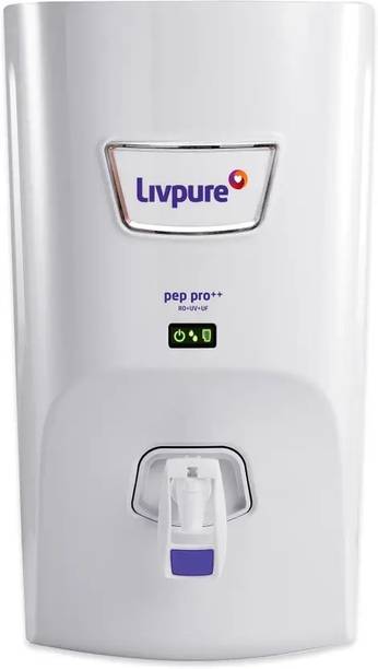 LIVPURE LIV-PEP-PRO-PLUS+ White 7 L RO + UV + UF Water Purifier