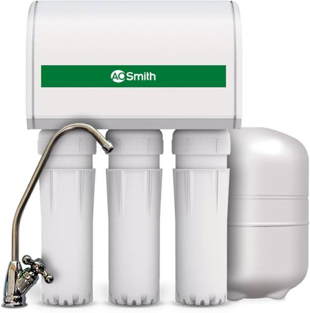 AO Smith X5+ Neo 6 L RO + Copper Water Purifier | 100% RO + Min-Tech (Mineraliser Technology)|6-Stages of Purification| Under the Sink placement| Complimentary Faucet| Suitable for all - Borewell, Tanker, Municipality Water