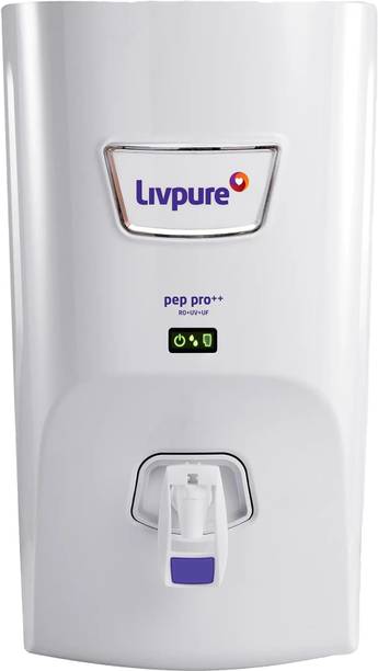 LIVPURE PEP PRO PLUS+ 7 L RO + UV + UF Water Purifier |6 Stage Water Purifier | Suitable for Borewell/Tanker/Municipal Water|