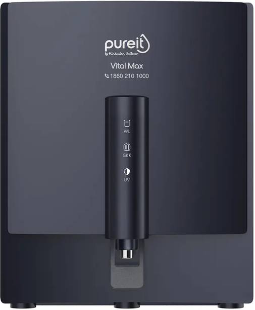Pureit VITAL MAX RO+UV+MP with FiltraPower Technology 7 L RO + UV Water Purifier