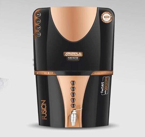 Aquafresh FUSION BLACK COPPER+RO+UV+TDS AUTOMATIC ELECTRICAL BEST HOME WATER PURIFIER 12 L RO + UV + UF + TDS Water Purifier