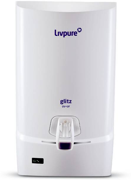 LIVPURE LIV-GLITZ 7 L UV + UF Water Purifier 4 STAGE ADVANCED PURIFICATION | SUITABLE FOR ALL - MUNICIPALITY WATER (NOT SUITABLE FOR TANKER OR BOREWELL WATER)