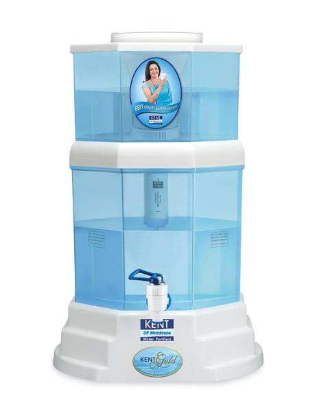 KENT Gold 20 L Gravity Based Water Purifier Water Purifier UF Technology Based Non-Electric & Chemical Free Counter Top 20L Storage