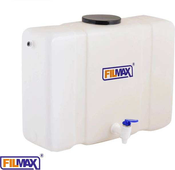 Filmax 18L Waste Water Collector & Storage Tank | Wall-Mountable for RO & AC 18 L Nano-Positive Water Purifier