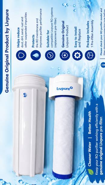 Kemflo LIVPURE PRE FILTER SET 10 L Gravity Based Water Purifier