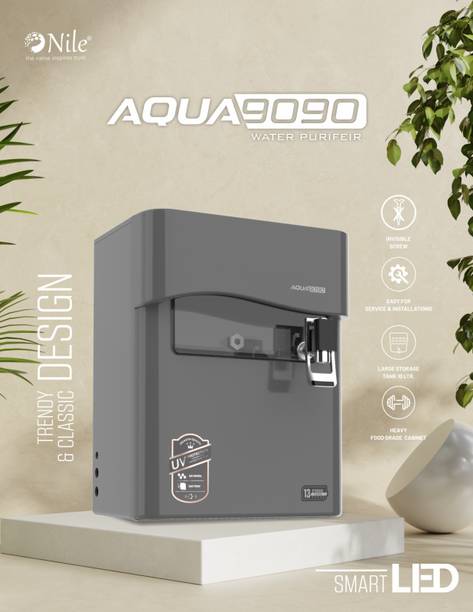 NILE AQUA 9090 10 L RO + UV + TDS Water Purifier