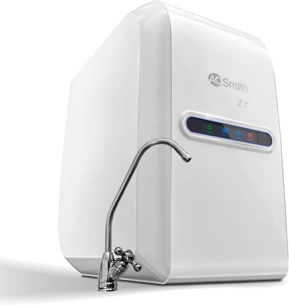 AO Smith Z2+ 5 L RO Water Purifier | 6-Stages of Purification| Digital Display| Under the Sink placement| Complimentary Faucet| Suitable for all - Borewell, Tanker, Municipality Water