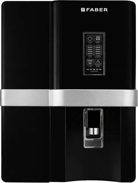 FABER FWP EVA 8.0L 12-Stage RO+ UV+ UF+ ALKALINE+ COPPER+ ZINC RO Water Purifier 7 L RO + UV + UF + Copper + Alkaline + Minerals Water Purifier