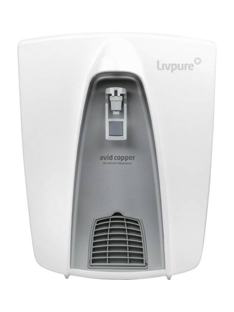 LIVPURE LIV-AVID-COPPER 8 L RO + UV + UF + Copper + Minerals Water Purifier 8 STAGE ADVANCED PURIFICATION| SUITABLE FOR ALL - BOREWELL, TANKER, MUNICIPALITY WATER
