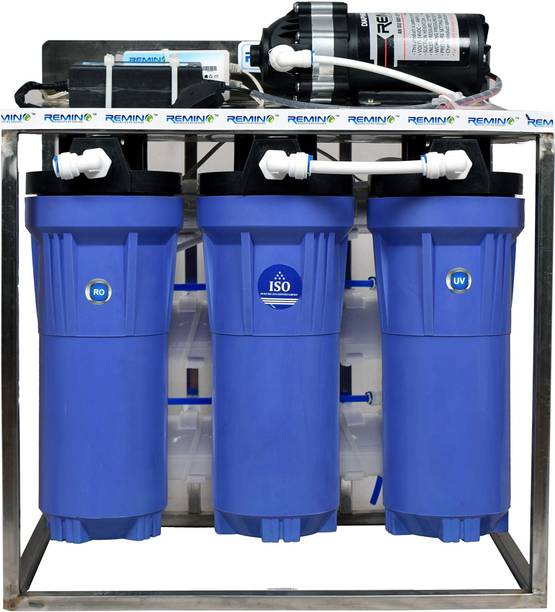 Remino Stainless Steel 25 LPH Commercial Purification with RO Water Purifier 25 L UV Water Purifier