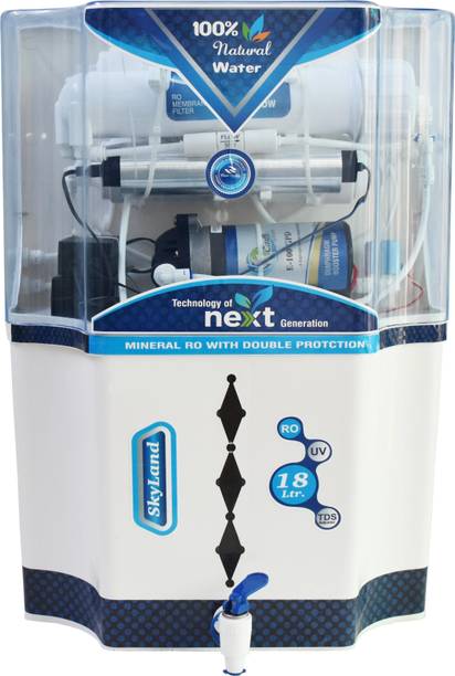Kaveri AquaFresh SkyLand 18 Ltr  Water Purifier 18 L RO + UV + UF + TDS Water Purifier
