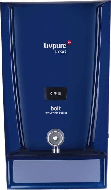 LIVPURE Rental Model 6M LIV BOLT 7 L RO + UV + Mineraliser Water Purifier