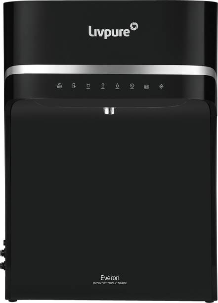 LIVPURE LIV-EVERON 6.5 L RO + UV + UF + Copper + Alkaline + Minerals Water Purifier