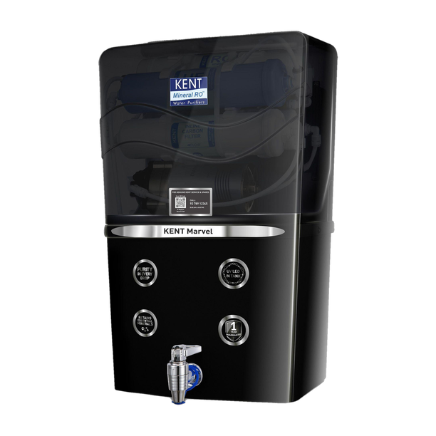 KENT Marvel 8 L RO + UV + UF Water Purifier Advanced RO Tech for Sabse Shudh Paani 8L 20LPH Flow Ideal for Borewell/Tanker/Municipal Water Largest Service Network