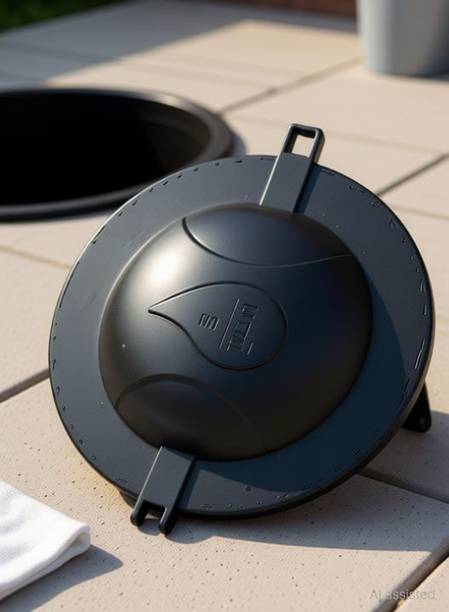 MITTAL (500 to 1500 Ltr) Hinge type Water Tank Cover Unbreakable Plastic lid 1500 L Water Tank