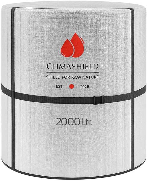 climashield 2000 Liter Water Tank Aluminum Cover – Heat & UV Protection 2000 L Water Tank