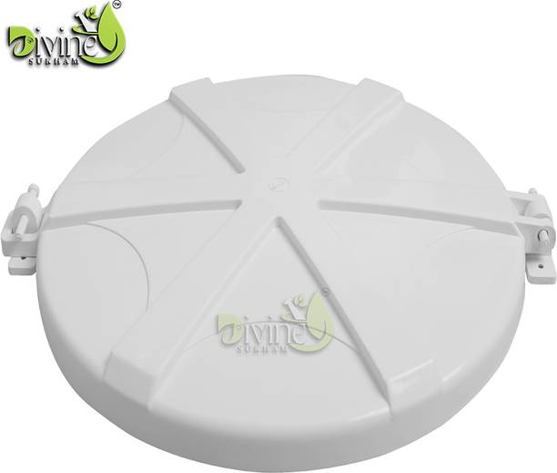 DIVINE SUKHAM Water Tank Cover (WHITE-1500L) l Storage Tank Lid l Sintex Type Water Tank Cap 1500 L Water Tank