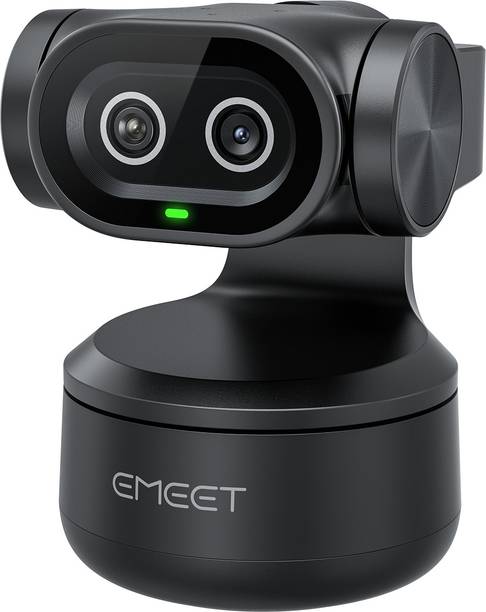 Emeet PIXY AI Tracking Webcam 4K Webcam 2160p, 2048p, 1080p, 720p, with Microphone, USB Connectivity