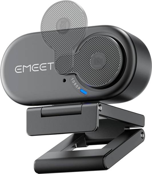 Emeet C100 Full HD Webcam 1080p, with Microphone, USB Connectivity