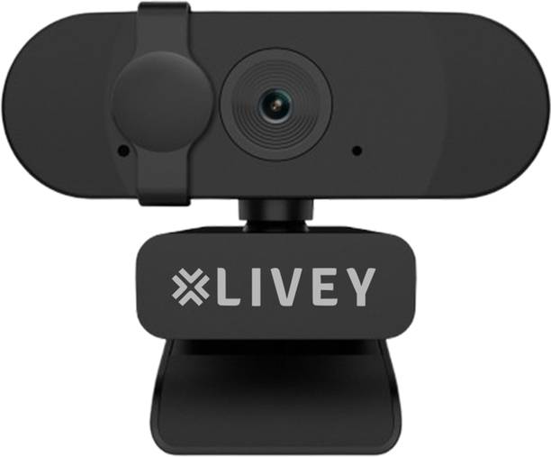 LIVEY RealSight WC350 QHD 2K Webcam Auto Focus 60fps, 1/3″ CMOS Sensor, 78° Horizontal HD Webcam 1080p, with Microphone, USB Connectivity
