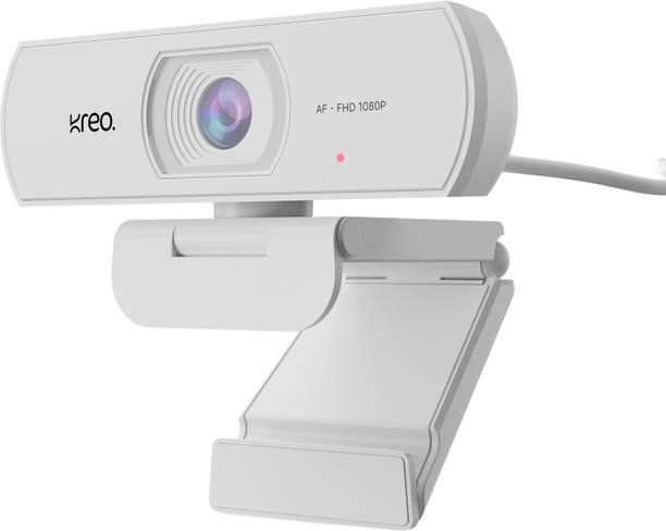 Kreo Owl Full HD Webcam 1080p, with Microphone, USB Connectivity