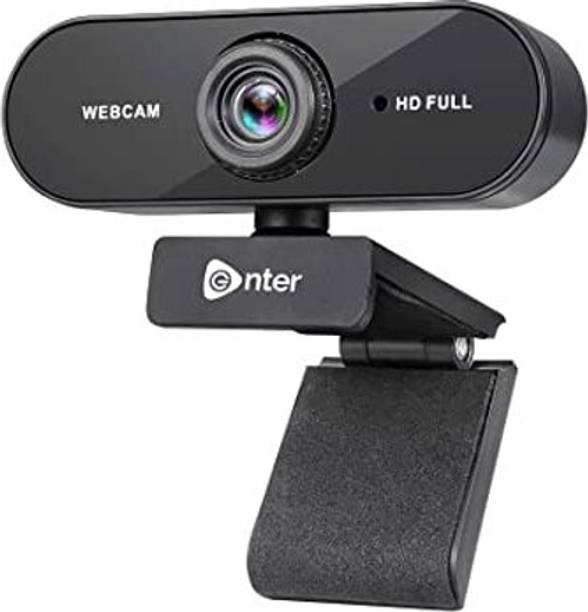 Enter SnapCam HD Webcam 720p, 1080p, 480p, with Microphone, USB Connectivity