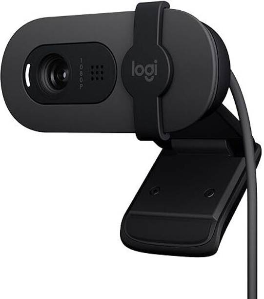 Logitech Brio 100 2 HD  Webcam with Built-In Microphone USB Connectivity