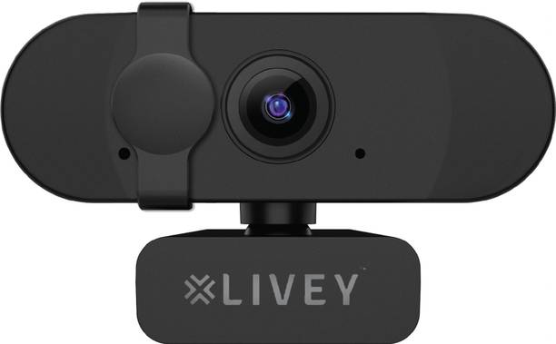 LIVEY RealSight WC300 Plus HD 1080p Webcam | 3MP Lens, Fixed Focus , 30fps, 90° Wide Full HD Webcam 1080p, with Microphone, USB Connectivity