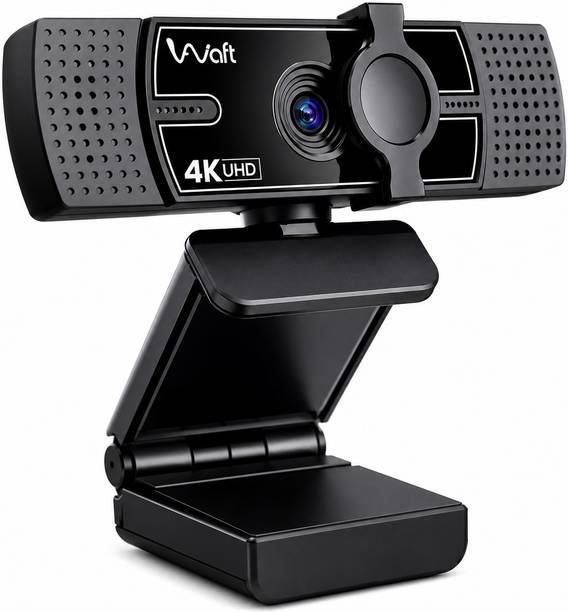 AIWaft 4K Webcam with AI Auto-Focus, EPTZ, Dual Microphones, 2D Noise Reduction 4K  Webcam 2160p, with Microphone, Night vision, USB Connectivity