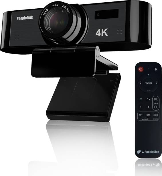 Peoplelink Nova X10 Ultra HD, 4K, Auto-Focus, Noise Reduction, CMOS sensor 4K Webcam 2160p, with Microphone, Night vision, USB Connectivity