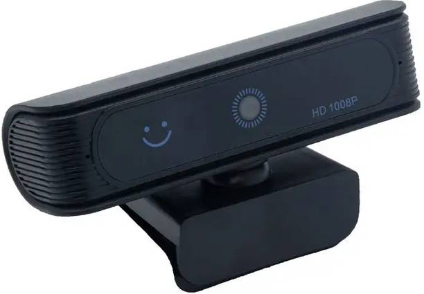 Techdash Windows Hello Face Recognition Webcam Full HD Webcam 1080p, with Microphone, USB Connectivity