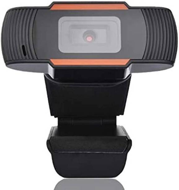 Ervmtech PC WEB CAMERA Webcam with Microphone for PC Laptop & Desktop, Plug and Play HD Webcam 720p, with Microphone, USB Connectivity