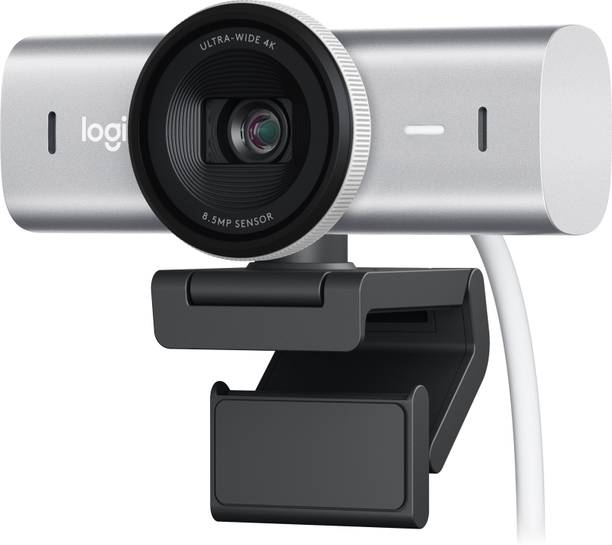 Logitech MX Brio 4K Ultra HD Webcam 8.5 HD  Webcam with Built-In Microphone with Night Vision USB Connectivity