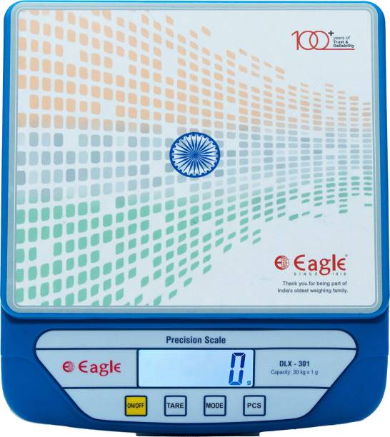 EAGLE DLX-301 High Precision Weighing Scale/ Weight Machine/ Digital Weighing Scale with Backlight, Deep Blue (30 kg,1 g) Weighing Scale