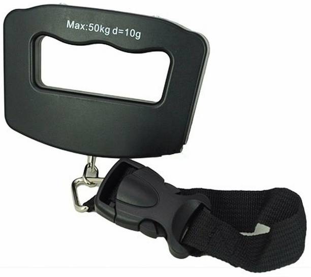FADMAN 50Kg 10g Luggage Scale, 2pcs Battery Handheld Digital Luggage Scales Weighing Scale