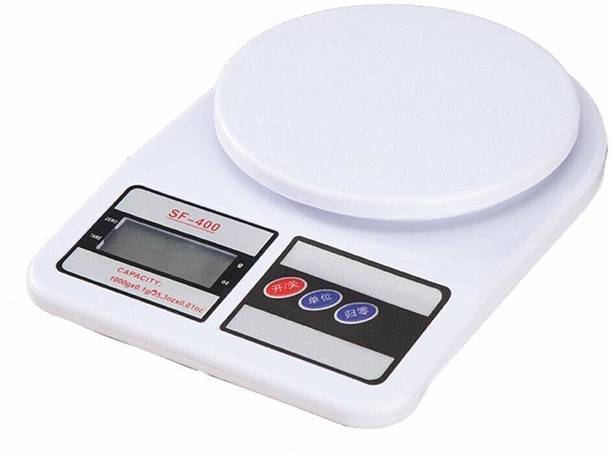 जिग्श्टियल Digital Kitchen Weighing Scale Machine Multipurpose Electronic Weight Scale SF 400 with Backlit LCD Display for Measuring Food, Cake, Vegetable, Fruit वेइंग स्केल