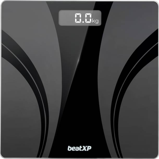 beatXP Actifit Breeze Weight Machine with 6mm Thick Tempered Glass for Human Body Weighing Scale