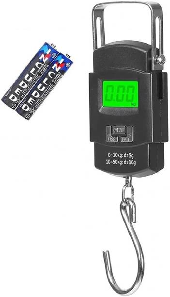 Gezok 50Kg Fish Hook Electronic Portable Scale Weighing Scale