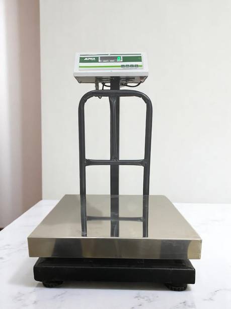 monet Alpha-Series 100Kg;SS (16"x16") with upto 48 Hours Battery Backup Weighing Scale