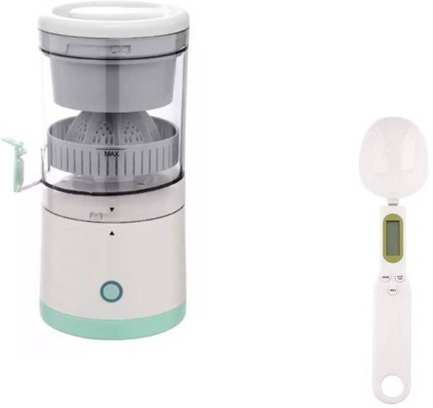 TechKing Wireless Juicer Blender with USB Charging & Digital Weight Measuring Spoon Weighing Scale
