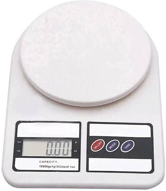texla 1 gm TO 10 kg electronic kitchen scale(white) Weighing Scale