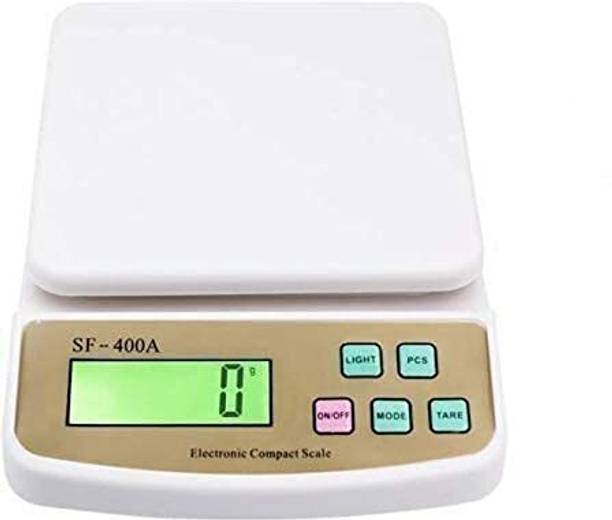 AHYRA SF-400 A 10Kg Weight Scale with Fast Response Sensor for Shop, Home(White) Weighing Scale