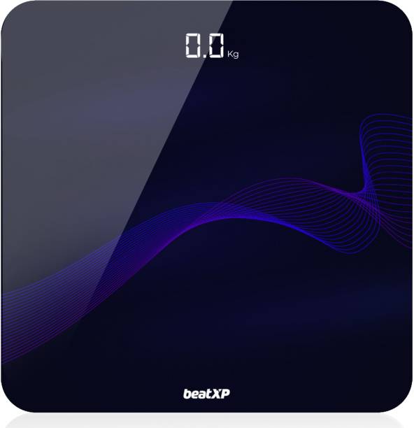 beatXP Gravity Ambience Weight Machine with 6mm Thick Tempered Glass for Human Body Weighing Scale